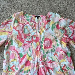 Talbots Women's lightweight summer pop over top - size Lp